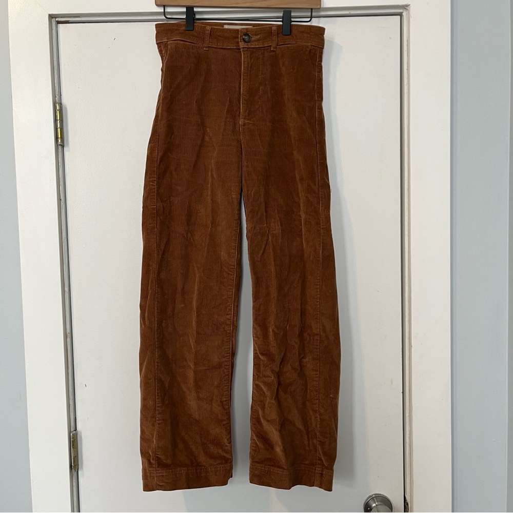 Everlane women’s brown Corduroy Pants wide leg size 4